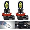 yifengshun H8 H9 H11 LED Fendinebbia Lampadine 3030 Chip Super Luminoso Impermeabile Bianco 24 LED Luce Per Auto 6000k Per Auto Camion Fendinebbia Anteriori DRL Plug And Play 12-36V (2pcs)