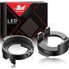 WinPower H7 LED lampadina Base Clips Adattatore Supporto Ritenuta Compatibile con Carens Rio Cerato Forte Koup Soul Sedona Carnival Elantra Sonata8 Avante Azera Grandeur Genesis i30 ecc., 2 Pezzi