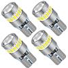 XELORD T10 W5W LED 194 168 Lampadina Cuneo LED Senza Errori Super Luminoso 6000K Bianco12V Per Luci interne,Luci laterali,Luce di Cortesia per Targa(4 Pezzi)