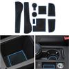 CDEFG Compatibile con VW Golf 7 7.5 R GTD GTI GTE Tappetino Antiscivolo Antipolvere AntiGraffio, Tappetini in Gomma per Interni Accessori (Blu)