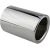 L & P Car Design L&P A302 1 Terminale di Scarico 70mm acciaio inox lucido cromato plug&play tubo di scappamento tubo scappamento diaframma terminali 18307610636 18307610635 18307610634 18307610633 18307610632