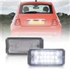 njssjd LED Luci targa per F.iat 500 2007-2019, 2008-2024 Abarth 500/595/695 Luce Targa, Fi.at 500C 595C 312 Led Targa Auto Canbus senza errori