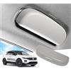 GAFAT Porta Occhiali da Sole per V*W T*ROC/Seat Ateca Seat Leon MK4 Cuprα Formentor/Skodα Kodiaq Karoq/F-or-d Focus MK4 Puma (Grigio)