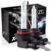 DZG HIR2 / HB3 / HB4 (9012/9005/9006) HID Xeno Bulbi Faro Sostituzione Kit 35W Lampada 6000K Bianco puro Auto, 2 Pezzi