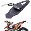 JMTBNO Moto Luce Freno a LED per Fanale Posteriore Stop Parafango Posteriore con Staffa Universale 12V per Fuoristrada Motocross Enduro MX Trail Supermoto