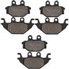 Cyleto Pastiglie Freno Anteriori e Posteriori per KYMCO MXU 250 R 2012 2013 MXU 300 2005-2014 MXU 300 R 2010-2013 MXU 500 4x4 Carb modello 2005-2013