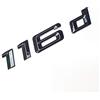 MCK Auto 116d nero lucido bagagliaio posteriore logo emblema Tuning per E81 E82 E87 E88 F20 F21 F52 HB4L1