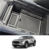 CDEFG Compatibile con Mazda CX-30 CX30 2019-2024 2025 Vano Portaoggetti da Bracciolo Scatola di Controllo Centrale Scatola del Bracciolo con tappetino antiscivolo Accessori Interni per auto (Bianco)