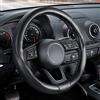 SEG Direct Coprivolante Auto Fibra Carbonio 37-39cm Nero | Pelle Microfibra Copertura Volante, Vestibilità Universale, Dimensioni Standard, Taglia Media