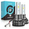KOYOSO Lampadine H1 LED 10000LM, Kit Lampada Sostituzione per Alogena Lampade e Xenon Luci, 12V 6000K Bianco
