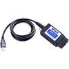 bbfly Adattatore ELMconfig OBD2, bbfly VINT-TT55502 Modificato per Tutti i Sistemi Windows Compatibili con Macchine e Strumento di Scansione Accessori Camioncino Leggero di Ford, MS-CAN
