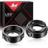 WinPower H7 LED Lampadina Base Clips Adattatore Titolare Supporto Conversione Accessori, 2 pezzi