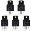 Ehdis Relè 4 Pin 12v 40amp SPST Modello No .: JD2912-1H-12VDC 40A 14VDC, Auto Interruttori e antipasti, 5 Pack