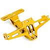 MZ-STORE Universale Motociclo Porta Targa Supporti per Targhe Posteriore per Z650 Z750 Z800 Z1000 Z900 Z300 Z250 MT-01 MT-03 MT-07 MT-09 MT-10 TMAX 530 TMAX 500 YZF R1 R3 R6 R25 R125 (Oro)