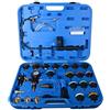 DAYUAN 28 Pezzi Universale Radiatore Pressione Tester Kit per Il Test del Sistema di Raffreddamento, Strumento ad Aria compressa per Auto