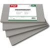 ATHLON TOOLS 4x MaxProtect Protettore per pareti di garage, 40 x 20 x 2,0 cm ciascuno, Protettore per porte di auto, autoadesivo, impermeabile (Grigio)