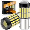OBOLED 1156 P21W LED Retromarcia Lampadina BA15S 36SMD Estremamente Luminoso per Auto RV Direzionali Luce di Parcheggio Luci Posteriori DRL Luci di Marcia Diurna 12V 24V 6000K Bianca 2 Pezzi