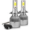 Lampadine H7 Led per fari Auto 60W 6000LM 6500K Luce Bianca Kit 2 Pz  Yolvinuo