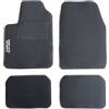 Auto Accessori Lupex | Set Completo 4 Pezzi Tappetini Auto Adattabili per Punto Evo in Moquette Nera con Ricamo Nome Auto, Antiscivolo, Tappeti Strappo Anteriori e Posteriori