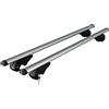 Generico Barre portatutto Portapacchi Auto (con corrimano) Brio Menabo Alluminio per Dacia Sandero Stepway 09>12