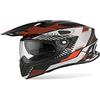 AIROH CASCO COMMANDER BOOST ORANGE MATT S