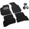 IL TAPPETO AUTO BY FABBRI 3 SPRINT04705 - Tappetini su Misura per Auto in Moquette Antiscivolo Compatibile con Passat B5 dal 1996-2005, 3B 3BG, Berlina Station Wagon