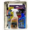 Ma-Fra Kit MAFRA pulizia interni 1 trattamento plastiche 1 trattamento tessuti 3 panni microfiibra 1 popairt profumo + borsa omaggio