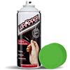 4R Quattroerre.it 16429 Wrapper Spray Verde Fluo Opaco | Vernice Removibile per Carrozzeria | Pellicola Spray Protettiva UV e Anti-Graffio | Wrapping Liquido Made in Italy