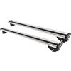 Generic Barre portatutto FARAD BM + AERODYNAMIC GREY in alluminio compatibili con BMW X3 (G01) dal 2018 in poi con corrimani bassi railing integrati