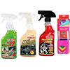 Ma-Fra Kit Trattamento Auto Interno ED Esterno. SGRASSANTE MULTIUSO HP 12- pulitore CERCHI & GOMME - Trattamento 3IN1 PLASTICHE - INSIEME 7 PANNI MICROFIBRA MULTIUSO 30x35 cm