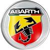 4R Quattroerre.it Adesivi 3D per Sedili Fiat 500 Abarth, Scudetto, 2 Pezzi, Diametro 75 mm