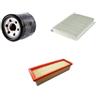 AOQ ORIGINAL QUALITY AOQ - KIT TAGLIANDO COMPATIBILE CON FIAT IDEA 1.4 BENZINA 3 FILTRI (aria, olio, abitacolo)