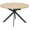 CONNUBIA tavolo allungabile con basamento grigio opaco GIOVE CB/4739-D 120 cm