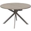 CONNUBIA tavolo allungabile con basamento tortora opaco GIOVE CB/4739-D 120 cm