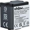 vhbw batteria compatibile con Garmin Virb X, X compact, XE videocamera camcorder (980mAh, 3,8V, Li-Poly)