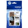 Brother Multipack Nero / Ciano / Magenta / Giallo Lc-422 Lc422Val 2200 Pagine Originale