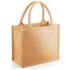Westford Mill Shopper personalizzate in juta Shimmer 26x22x14 cm personalizzate o neutre