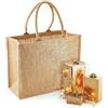 Westford Mill Shopper personalizzate in juta laminata Shimmer 42x33x19 cm personalizzate o neutre