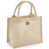 Westford Mill Shopper personalizzate in juta e cotone Juco 26x22x14 cm personalizzate o neutre
