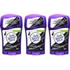 Lady Speed Stick - Deodorante secco, fresco e invisibile, in polvere, 3 pezzi