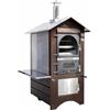 AgriEuro TOP-LINE Forno a legna da esterno Magnus 80 Deluxe EXT INOX - Smalto ramato