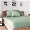 Soleil d'ocre Maglia Uccisione Coperchio, Cotone, Verde, 140 x 190 cm