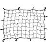 BTSKY - Robusta rete elastica con 12 ganci in ABS - grande capacità, rete da tetto per auto, bagagliaio, portapacchi da viaggio, elasticità, portapacchi da tetto, 90 x 120 cm fino a 180 x 240 cm