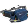 buffup® Marsupio Sportivo con Portaborraccia - Perfetto per Trekking, Running, Bici e Arrampicata (Blu scuro)