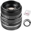 Pergear 35mm F1.2 Obiettivo fisso con messa a fuoco manuale per fotocamera Nikon ZPS APS-C mirrorless Z50 con attacco a Z con paraluce e aeratore