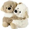 zheozeig Warmies® Cuscino termico/peluche Kuschelfreunde Cani Set da 2 pezzi