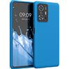 kwmobile Custodia Compatibile con Xiaomi 11T / 11T Pro Cover - Back Case per Smartphone in Silicone TPU - Protezione Gommata - blu indaco