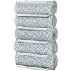 Sealskin Carré - Portasciugamani a 5 scomparti, colore: Bianco