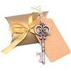 BITEYI Chiave Apribottiglie per Matrimonio,Bomboniere Skeleton Key Bottle Openers con Scatola di Caramelle e Tag Card,Decorazioni di Festa retrò,30 Pezzi (Style 1)