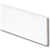 TWE - Tucci Wood Essence TWE Tucci Wood Essence Battiscopa Bianco Tinto Legno Tanganika Moderno per Interni Made in Italy Resistente a Lavaggi al 100% Confezione x1 (10x70x2400) mm